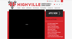 Desktop Screenshot of highvillecharter.com