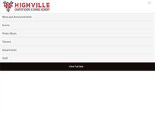 Tablet Screenshot of highvillecharter.com